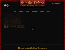 Tablet Screenshot of natashadecor.com